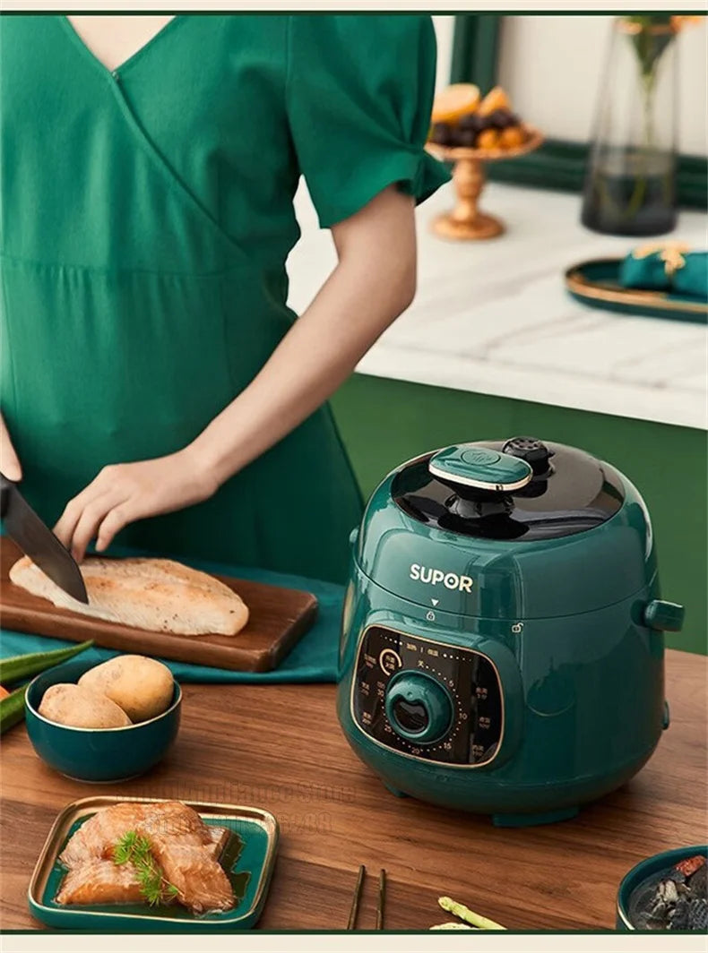 SUPOR Electric Pressure Cooker 1.8L Rice Cooker 70KPA Multifunctional 220V Household Kitchen Appliance For Dormitory Office