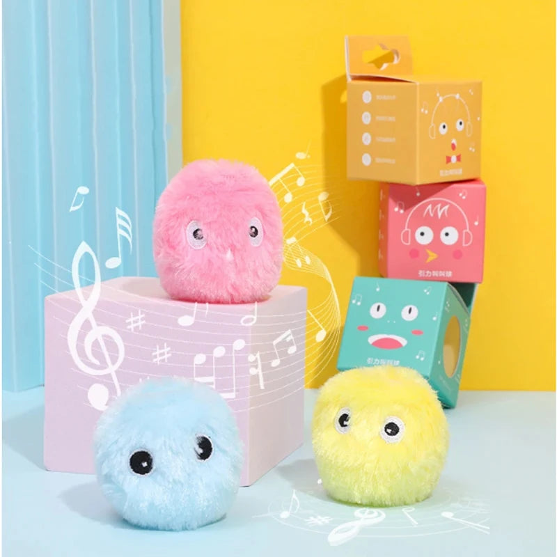 Smart Cat Toys Interactive Ball Catnip Cat Training Toy Pet Playing Ball Pet Squeaky Supplies Products Toy for Cats Kitten Kitty