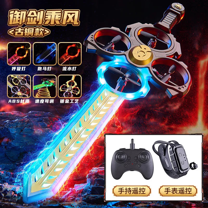 Hot Gesture Remote Control Flying Sword Flying Aircraft Flying Sword Stunt Aircraft Rolling One Key Lift Boy Christmas Toy Gift