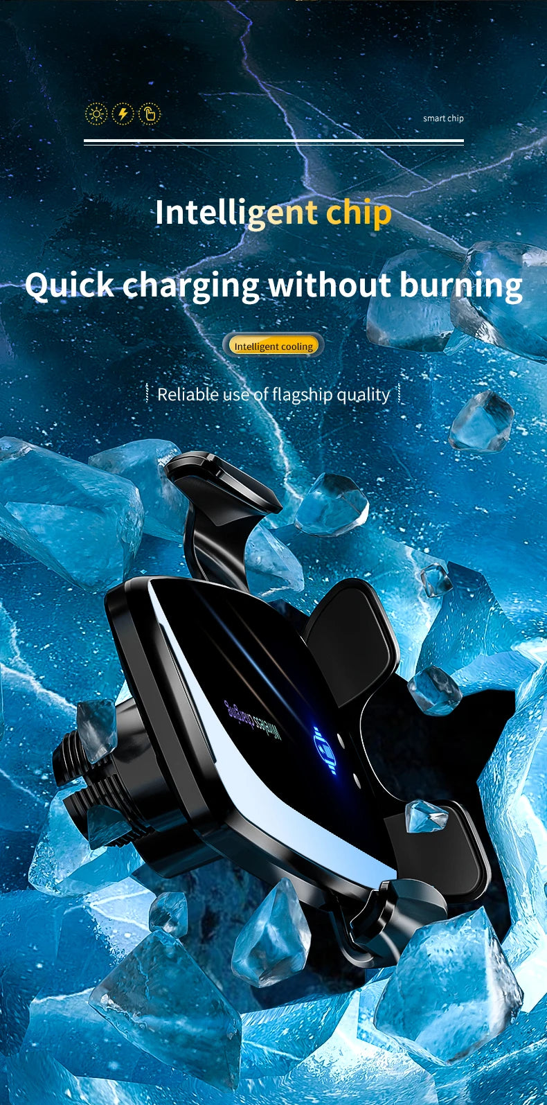 30W Car Wireless Charger Automatic Car Phone Holder Infrared Induction for iPhone 14 13 12 Xiaomi Samsung Fast Charging Station