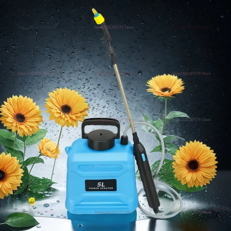 5L High Pressure Backpack Sprayer Electric Disinfection Pesticide Pump for Agriculture Lawn Garden Spray Ulv Ulv Spray