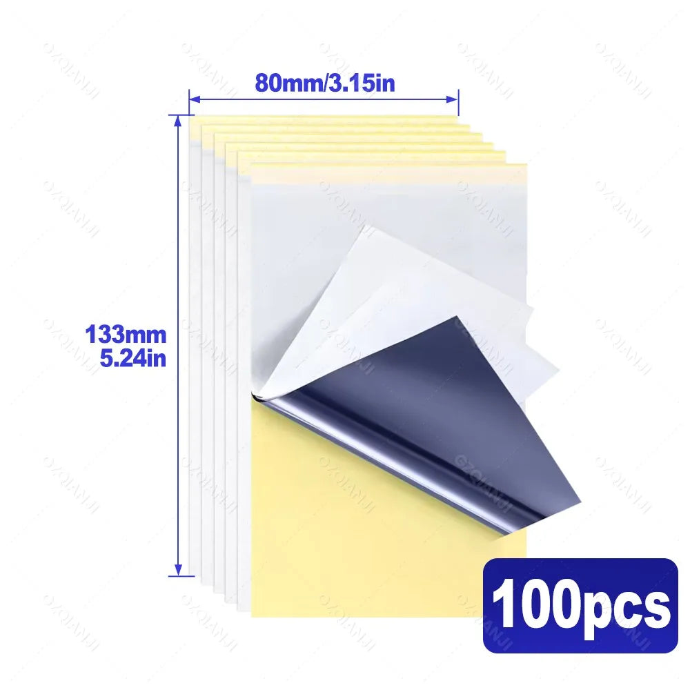 Mini Tattoo Stencil Printer AIMO MR3 80mm Wireless Thermal Tattoo Maker & 3inch Transfer Paper Fucos on Small Tattoo Pattern