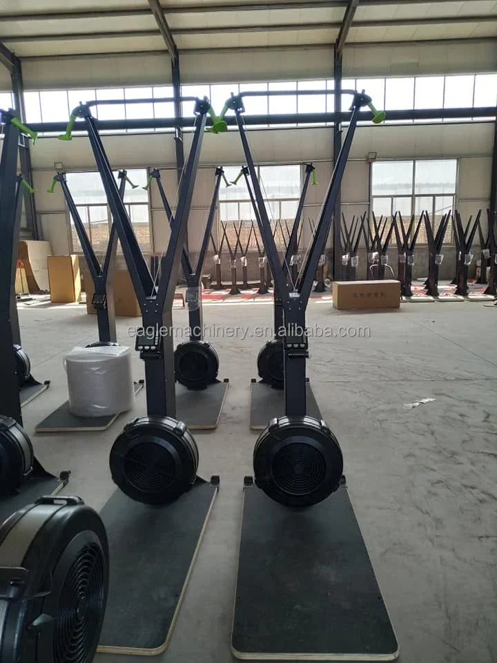 Air drag ski machine ski simulator gym machine exercise indoor and outdoor fitness equipment