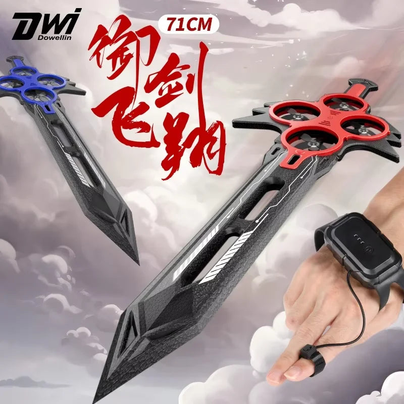 Hand-Gesture Controlled Flying Sword Toy Drone Sword Shaped Remote Control Rc Airplane For Kids Adults 360° Flip Durable Boy toy