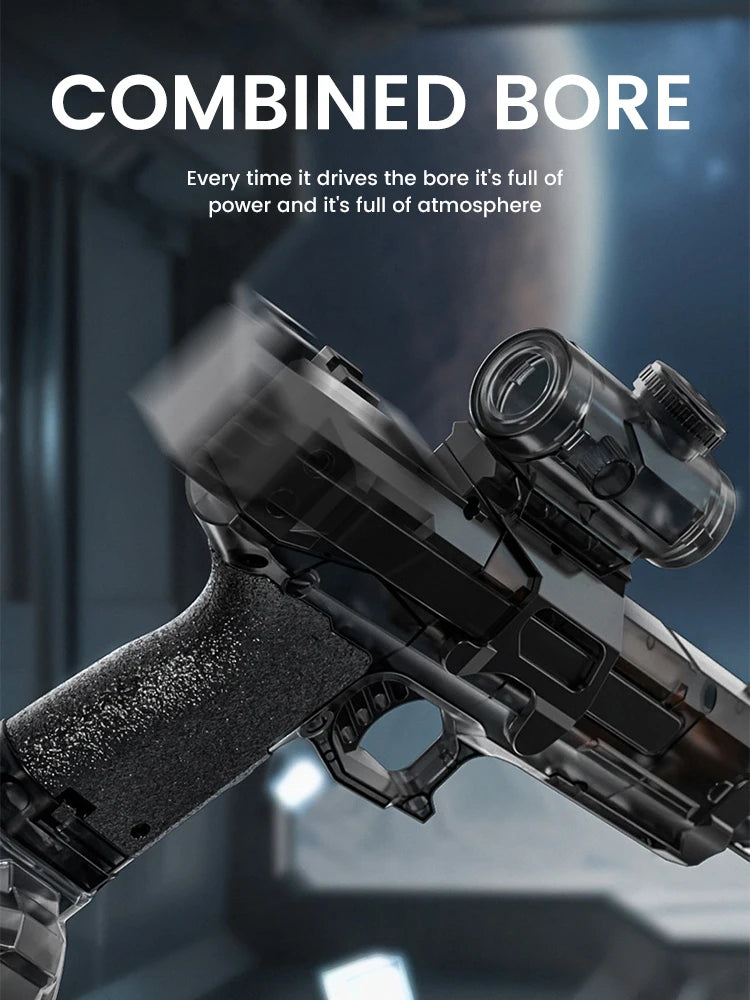 Children Simulated Flame Electric Water Gun Toys Summer Outdoor Beach Pool Fight Game Kids Automatic Sensor Lights Watergun Gift