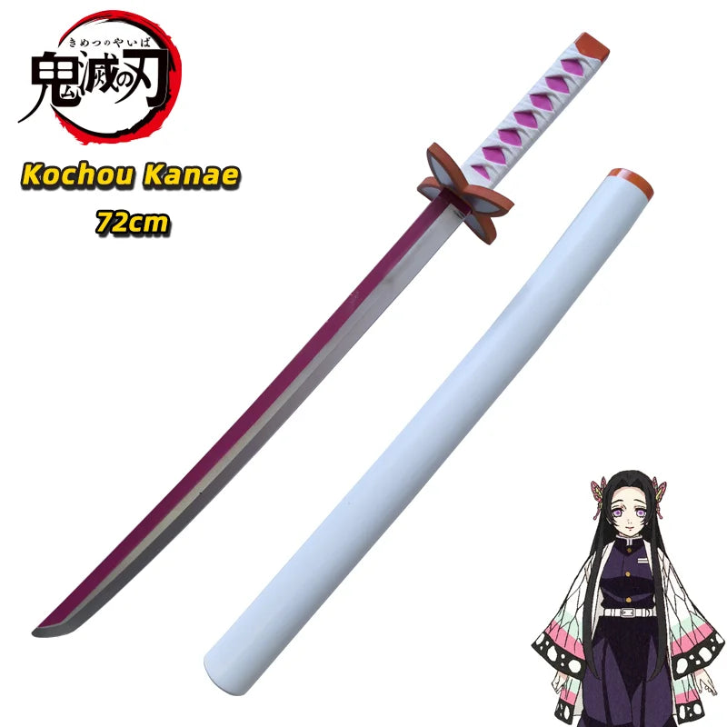 Demon Slayer Katana Original Assembled Anime Sword Cosplay Props Orange  Tomioka Giyuu Kamado Tanjirou  Swords 72cm