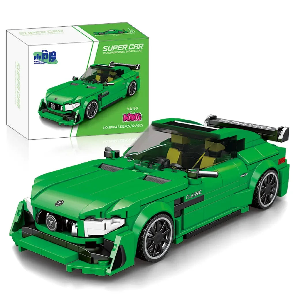 11 Types Speed Champions Car Hypercar Building Blocks MOC Construction Bricks Famous Sport Vehicle Toys Gift For Children Kids