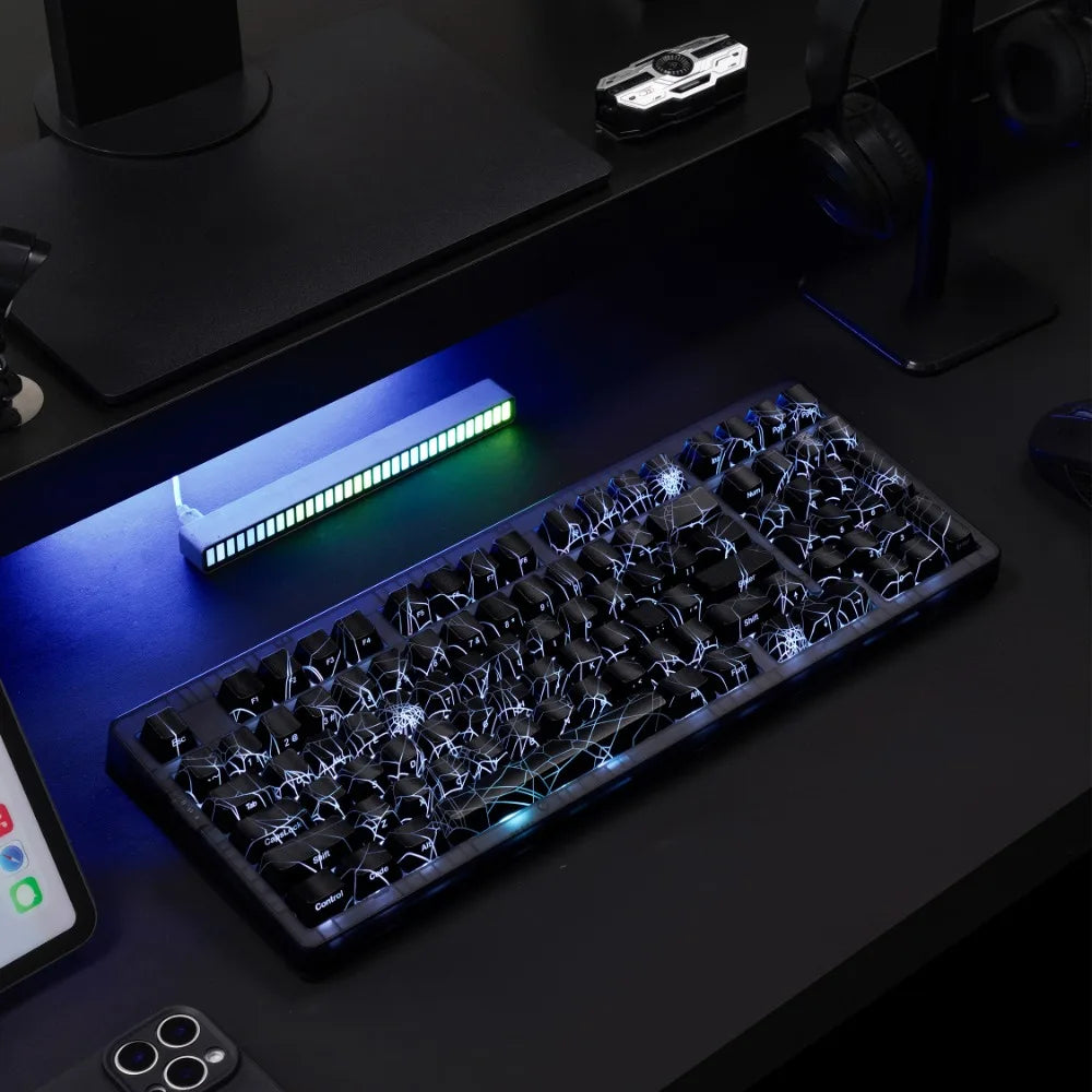 ZORNHER Zuohe ZH980 Mechanical Keyboard Custom RGB Gasket 3mode Hot Swap bluetooth wireless keyboard Desk gaming accessories