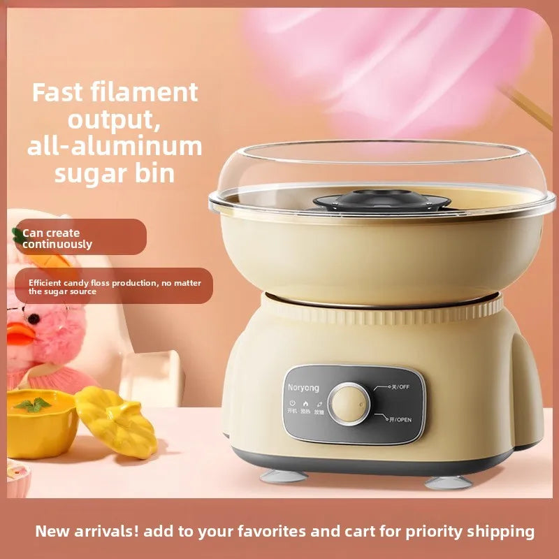 Cotton candy machine children's fully automatic cotton candy making machine handmade mini fancy colored sugar Christmas gift
