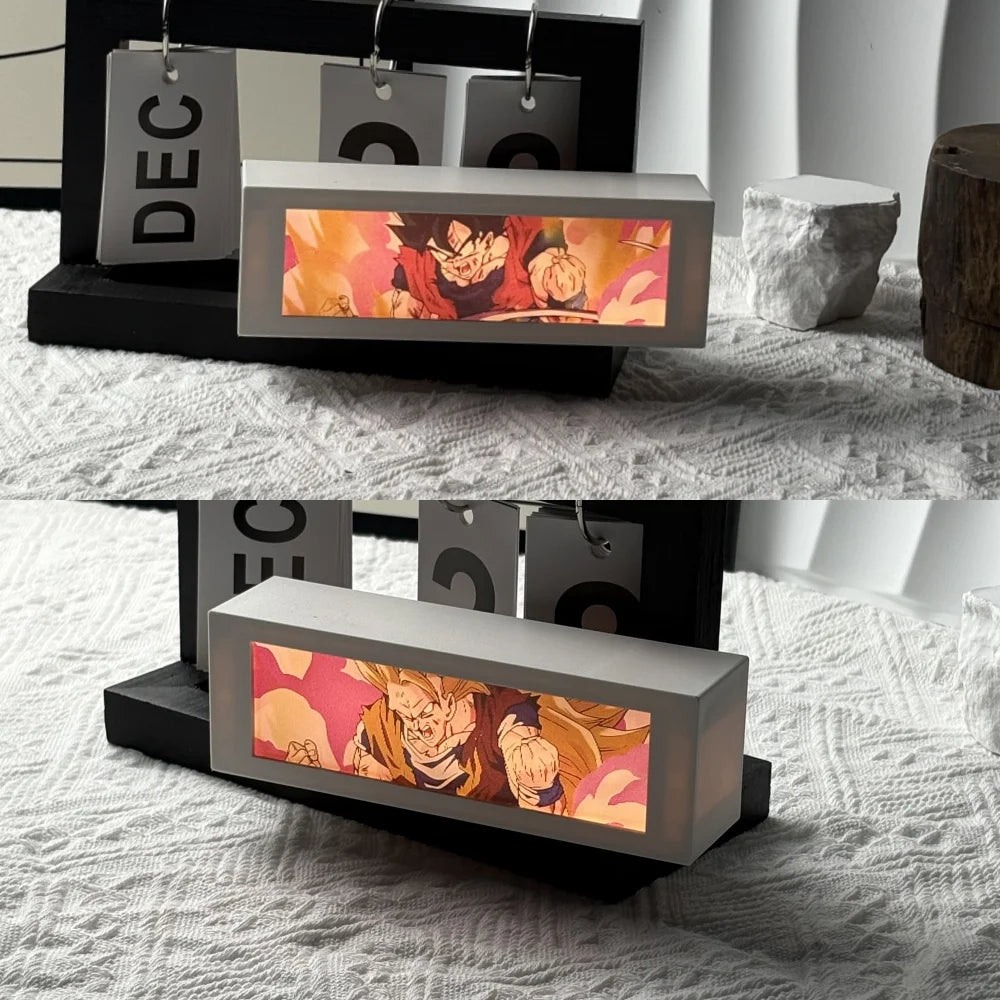 LED Anime Motion Light Box for Bedroom Decoration  Box Birthday Gifts Bedside Night Lamp Table Lamps Room Halloween