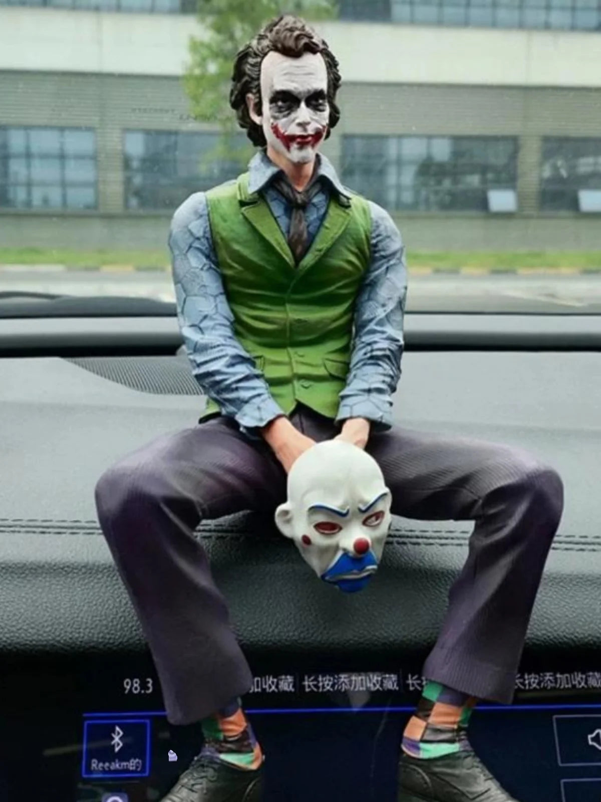 Anime Joker Car Interior Decorate Accessories Rear of Car Ornaments Center Console Accessories Cartoon Movie Gifts Doll Kid Toys