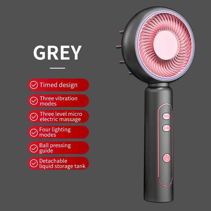 Scalp Massaging BrushShiatsu Hair Scalp Massager Electric Massager for Scalp & Hair Handheld Portable Massager Deep Muscle Relax