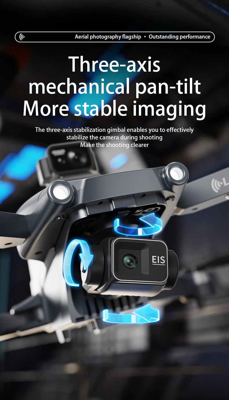 L600 Pro MAX Drone 4K Professional HD Camera 3-Axis Gimbal GPS Security Dron Obstacle Avoidance WIFI FPV UVA RC Quadcopter Toys