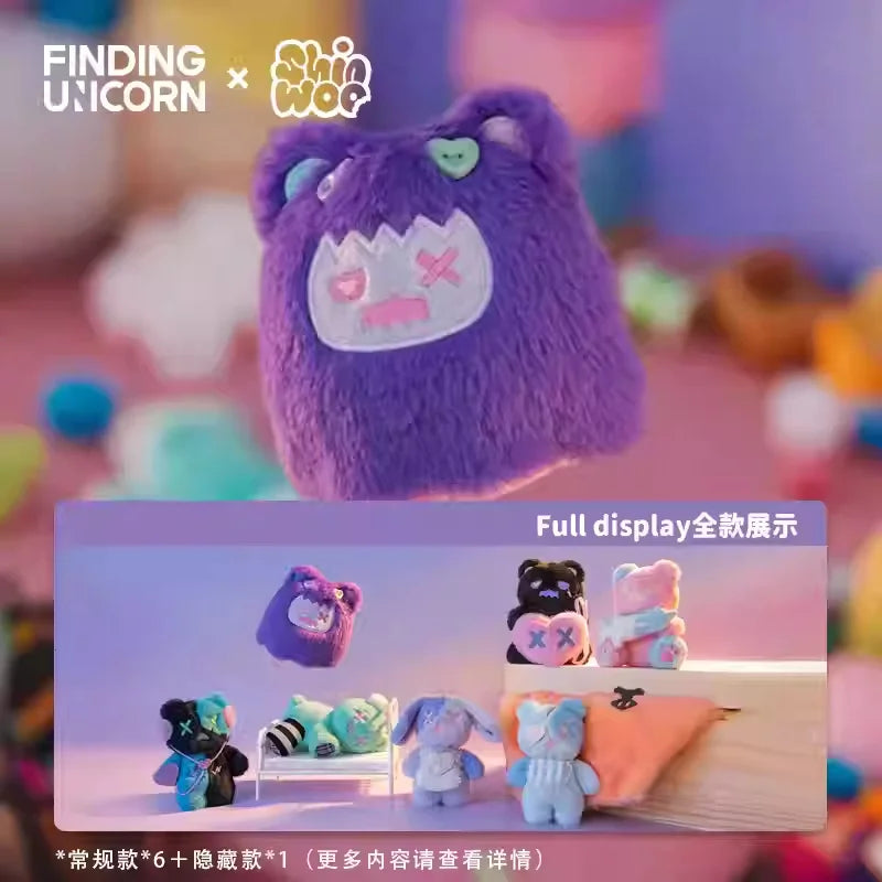 Finding Unicorn Shinwoo Ragbear Clinic Series Trend Surprise Blind Box Cure Cute Ornaments Decorative Pendants Gifts