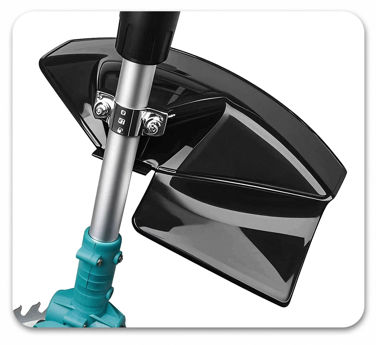 Gisam 10Inch Brushless Electric Lawn Mower Foldable Cutter Cordless Garden Grass Cutting Trimmer Tool For Makita 18V Battery Pin