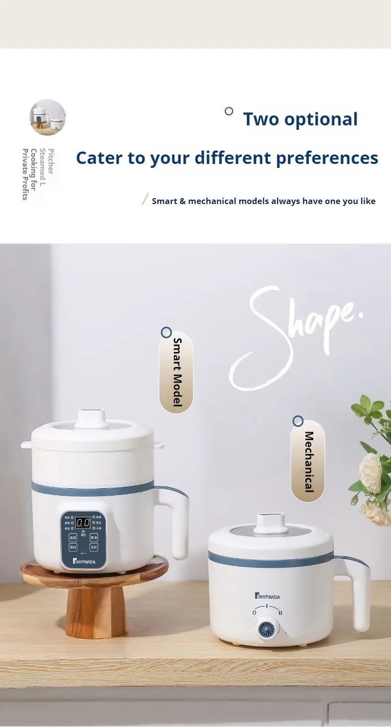 Mini Electric Rice Cooker Single Double Layer  Intelligent Automatic Home Kitchen Cooker 1-2 People MultiCooker Steamed Rice Pot
