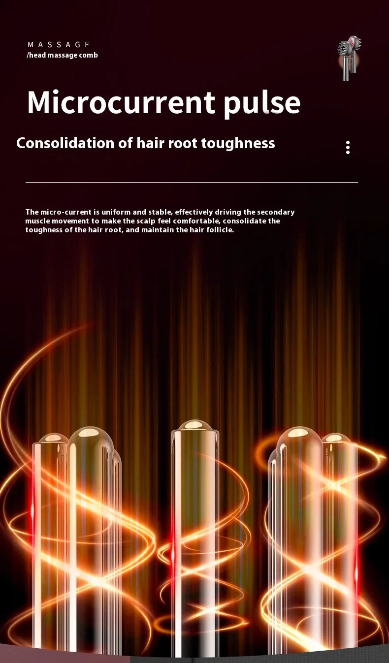 Scalp Massaging BrushShiatsu Hair Scalp Massager Electric Massager for Scalp & Hair Handheld Portable Massager Deep Muscle Relax