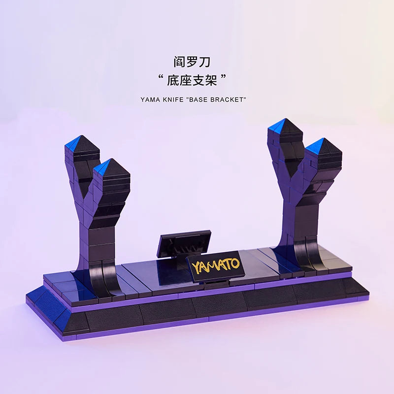 Demon Slayer OneMOC Piece Katana Luminous Sword Building Blocks Diy Model Educational Toy Assembly Weapon Toy Brick for Children