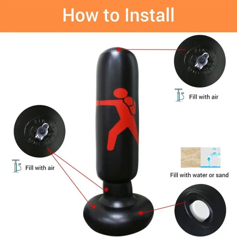 Inflatable Boxing Post - A Boxing Post Suitable for Fun Play at Leisure Parties and Gatherings