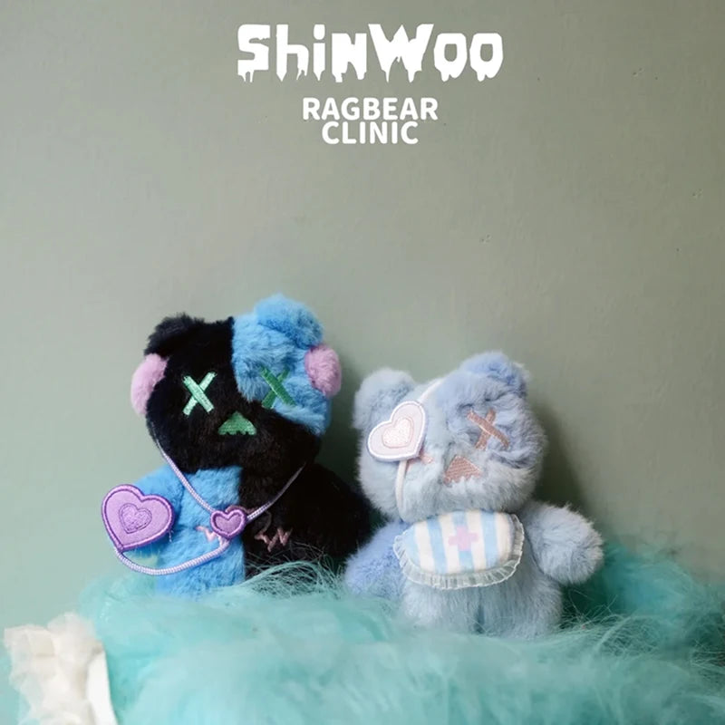 Finding Unicorn Shinwoo Ragbear Clinic Series Trend Surprise Blind Box Cure Cute Ornaments Decorative Pendants Gifts