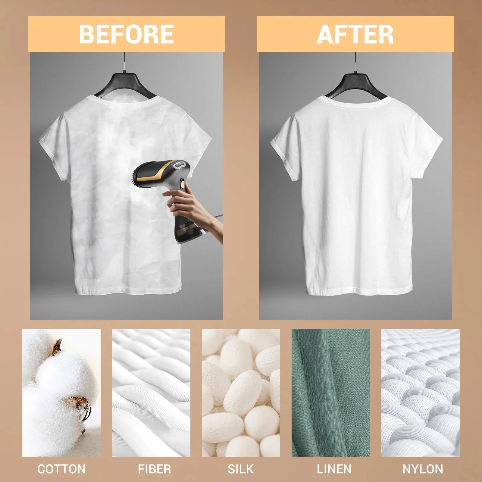 1500W Hand Holding Ironing Machine Iron Machine Household Steam Portable Hanging Iron Machine Wet Ironing Steam Iron for Clothes