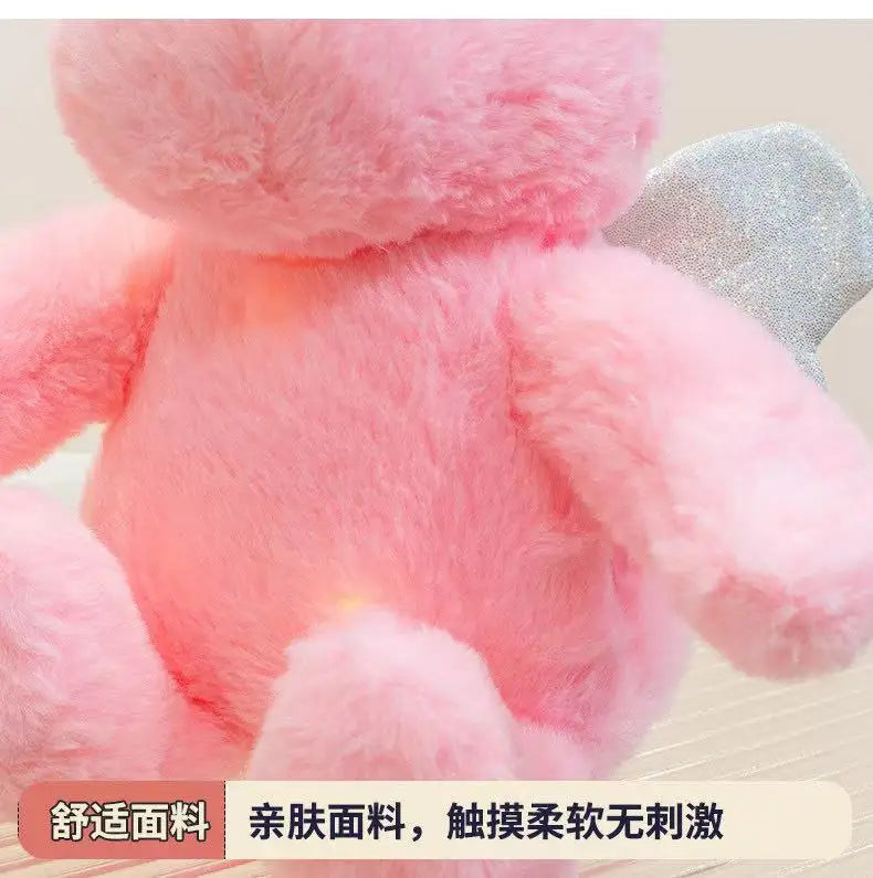 25cm simulated luminous unicorn plush toy filled with plush toys, figurine dolls, cartoon anime cute gifts, children's fun dolls
