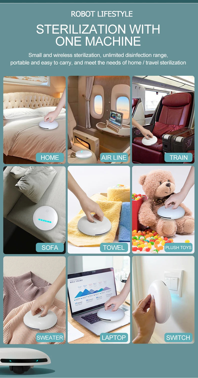 Bed Mites Removal Vacuum Cleaner UV Killer Remover Bed Cleaner Robot Powerful