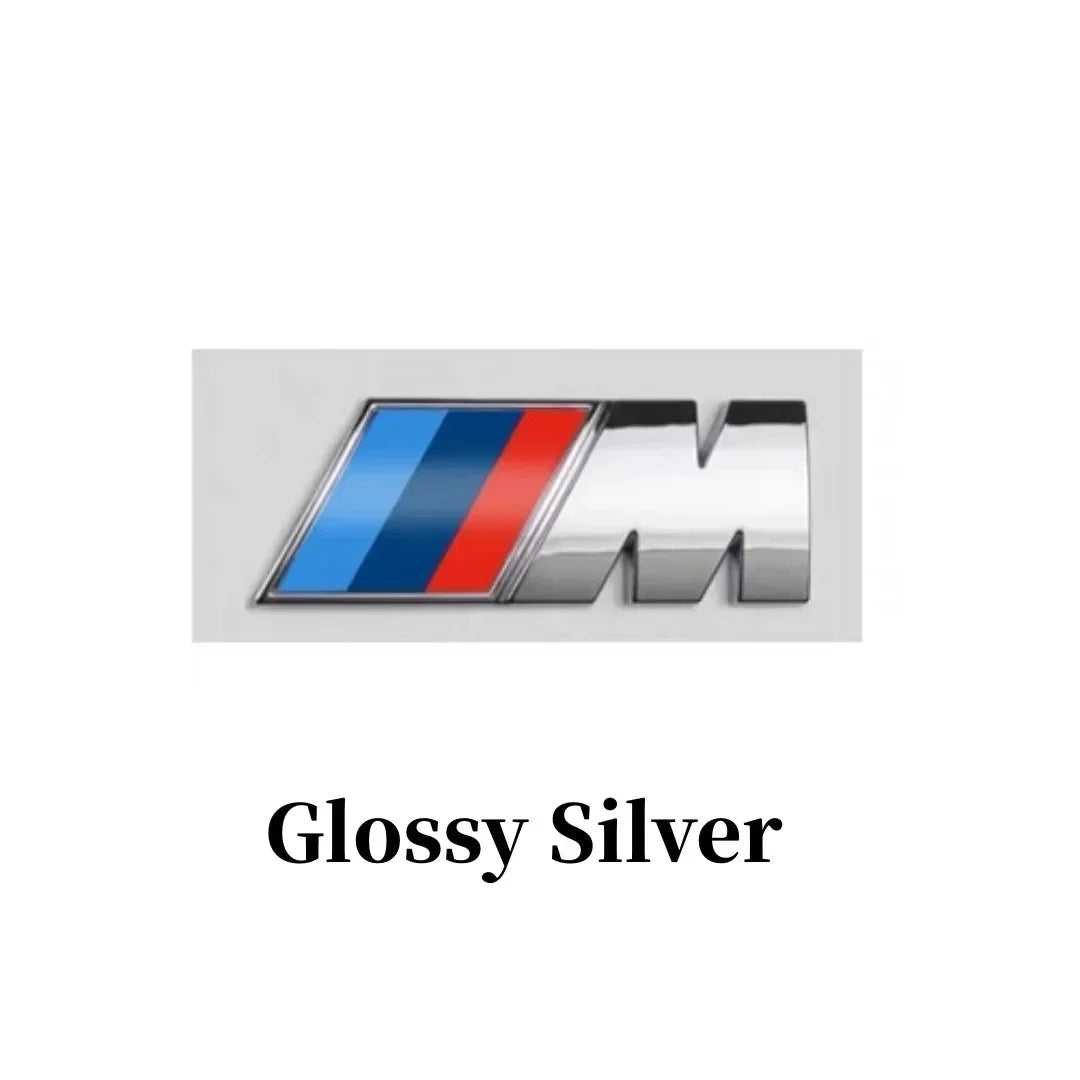 BMW M Tri-Color Emblem Badge for 1/3/5/7 Series X1 X3 X5 X6 Waterproof Fender & Trunk 3D Logo Sticker M Sport Car Accessories