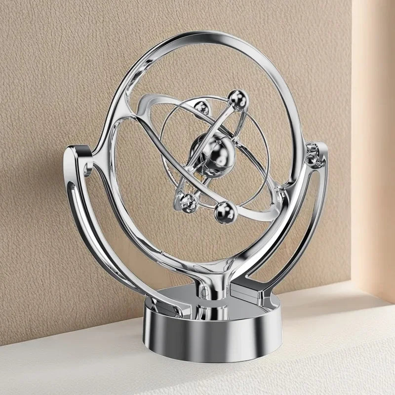 Rotating Magnetic Wobbler Earth Perpetual Motion Desktop Model Celestial Orbit USB Decor Ornament Unique Planetarium Track Gift