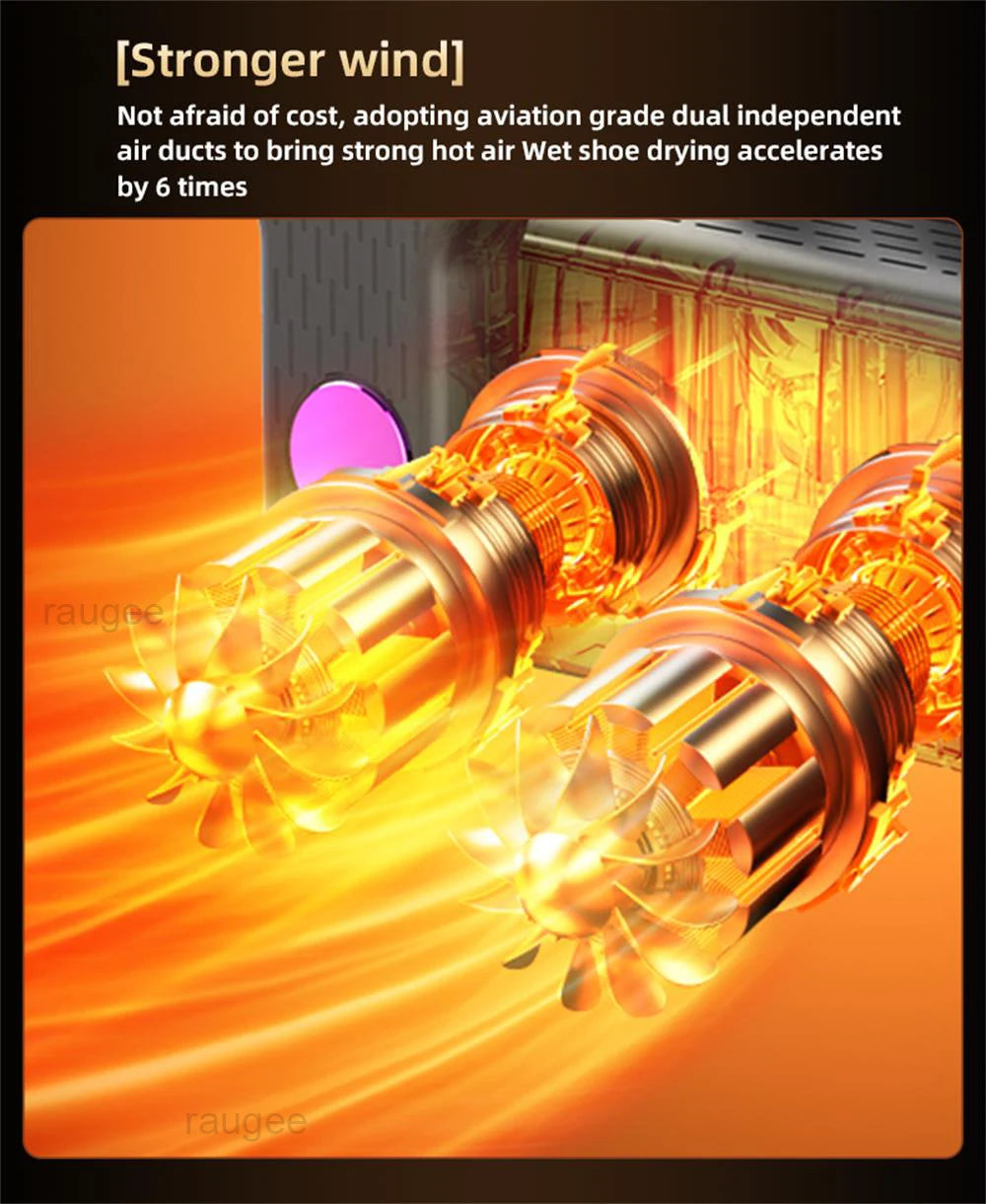 Footwear Dryer Dual Bracket Electric Shoe Dryer Fast Drying for Shoes Socks Gloves Football Boots Dryer Footwear Dryer