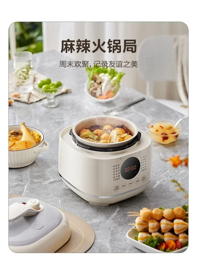 220V ectric Kitchen Appliance Pots Cooking Pressure Cooker Multifunctional Home Small Intelligent Automatic Cookware Multi A