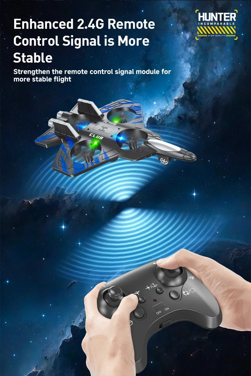 RC Aircraft EPP Foam Stunt Glider Electric Fighter Remote Control Airplane Fall Resistant Plane Toys for Boys Kids CZ01 CZ63