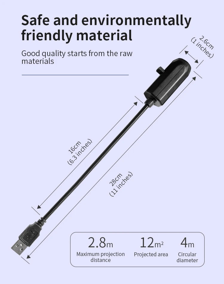 USB Projector Light Halloween Ghost Skull Night Light Switchable Pattern LED Projector Lamp for Room Ceiling Window Wall Decor