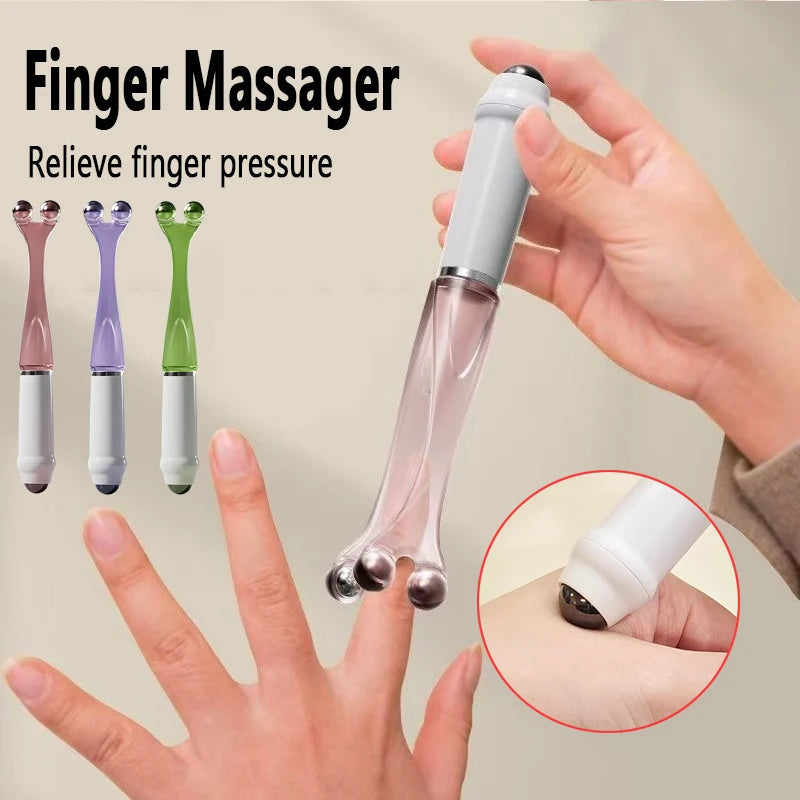 Handheld Finger Joint Acupoint Massager Rollers Hand Acupuncture Points Massagei Relaxation Blood Circulation Massage Tool SB4