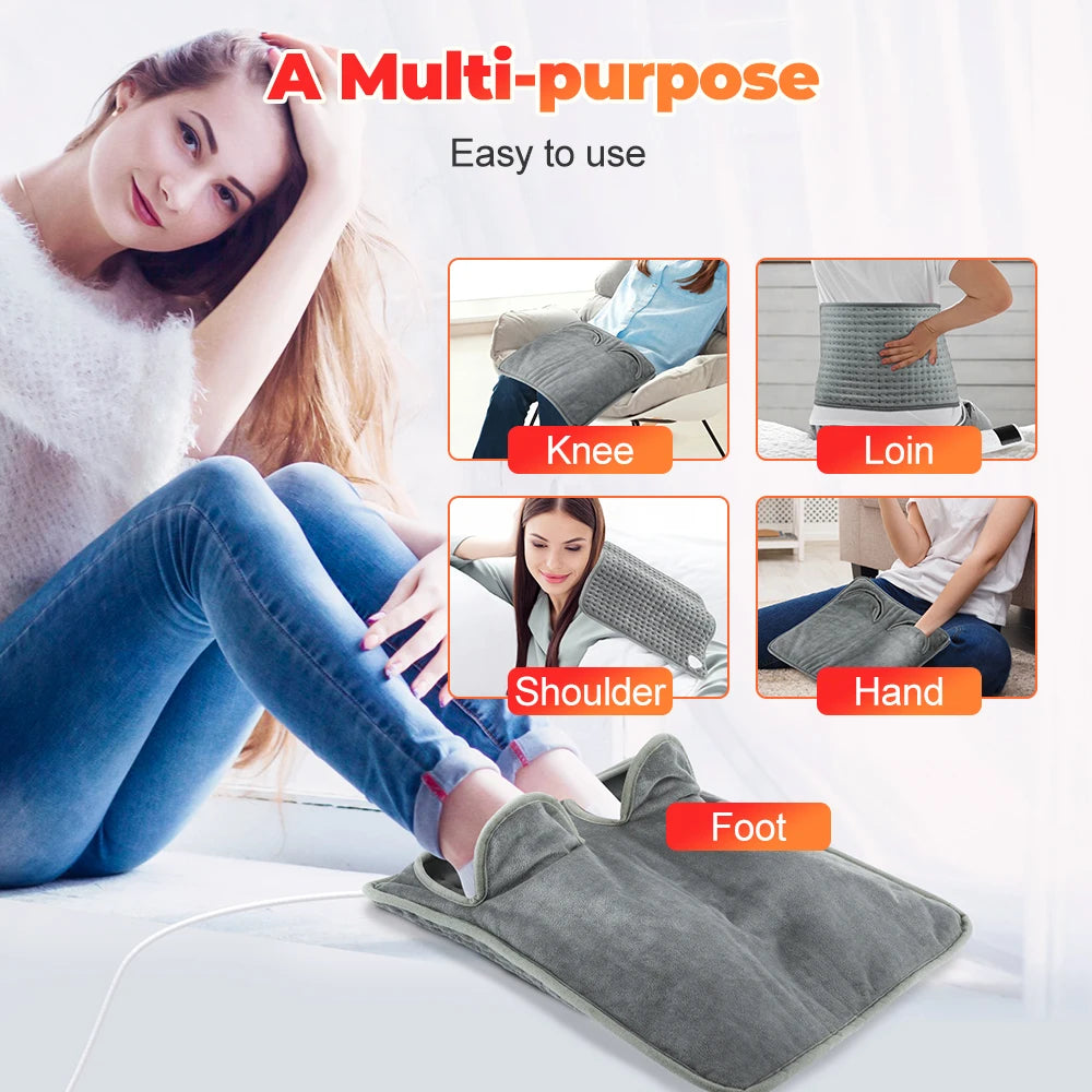 Electric Heating Foot Warmer Winter Foot Warming Device Household Hand Warming Pad for Office Bedroom Study Room Keep Warm
