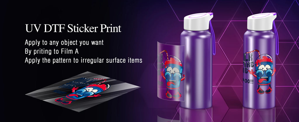 A3 UV Printer L805 UV Flatbed Printing Machine A3 UV DTF Sticker Printer For Bottle Wood Pen Metal A4 UV Sticker Printer