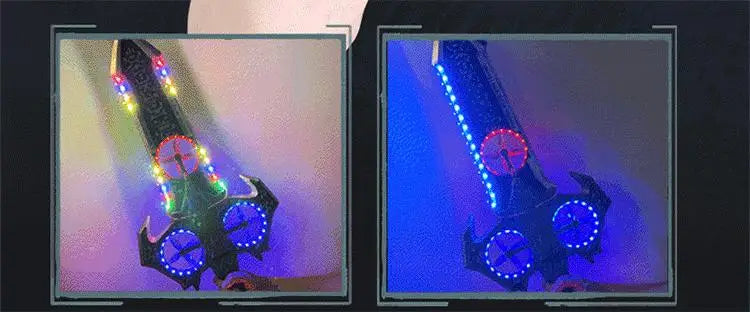 73cm RC Sword Toy with Gesture Sensing Remote Control Foam Flying Vehicle Cool Children's Play Tool Remote Control Flying Sword