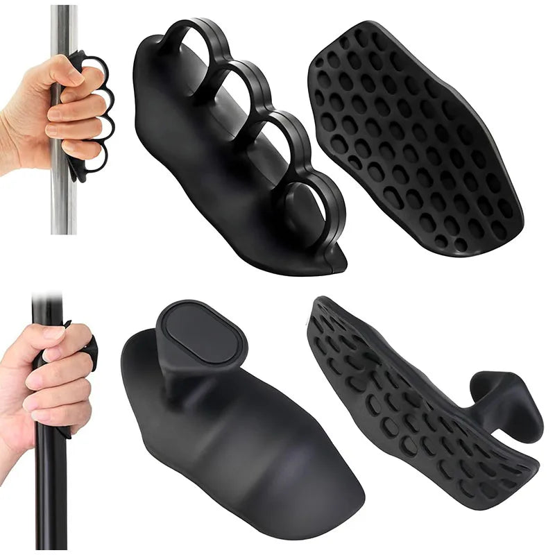 Fitness Hand Grip Gym Weight Lifting Pull Grip Cross Training Palm Grip Handle Protection Dumbbell Gripper Exercise Support