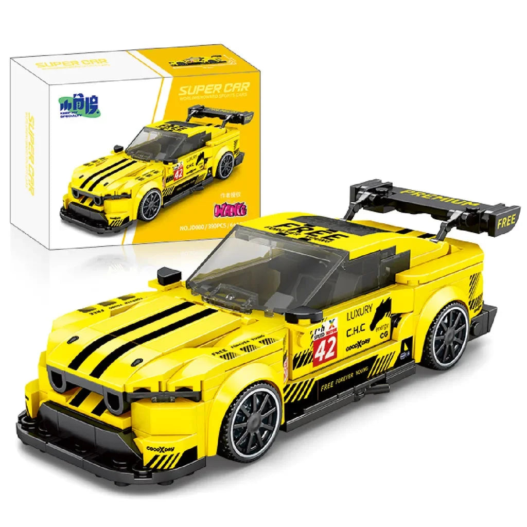 11 Types Speed Champions Car Hypercar Building Blocks MOC Construction Bricks Famous Sport Vehicle Toys Gift For Children Kids