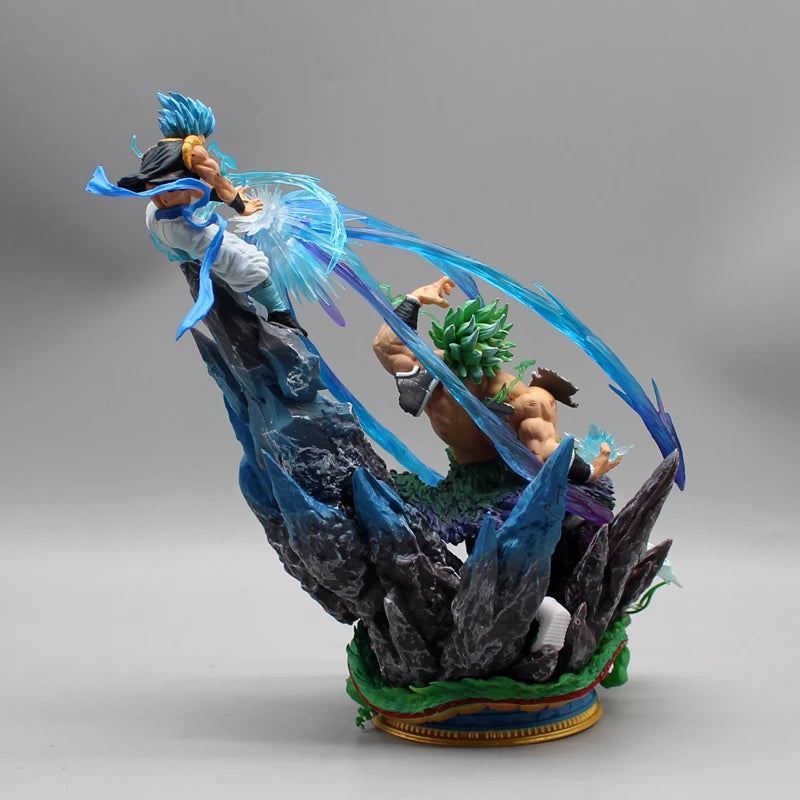 Dragon Ball Broly Gogeta Anime Figure Broly Vs Gogeta 23cm Figurine Model Pvc Statue Doll Collection Desk Decoration Toy Gifts
