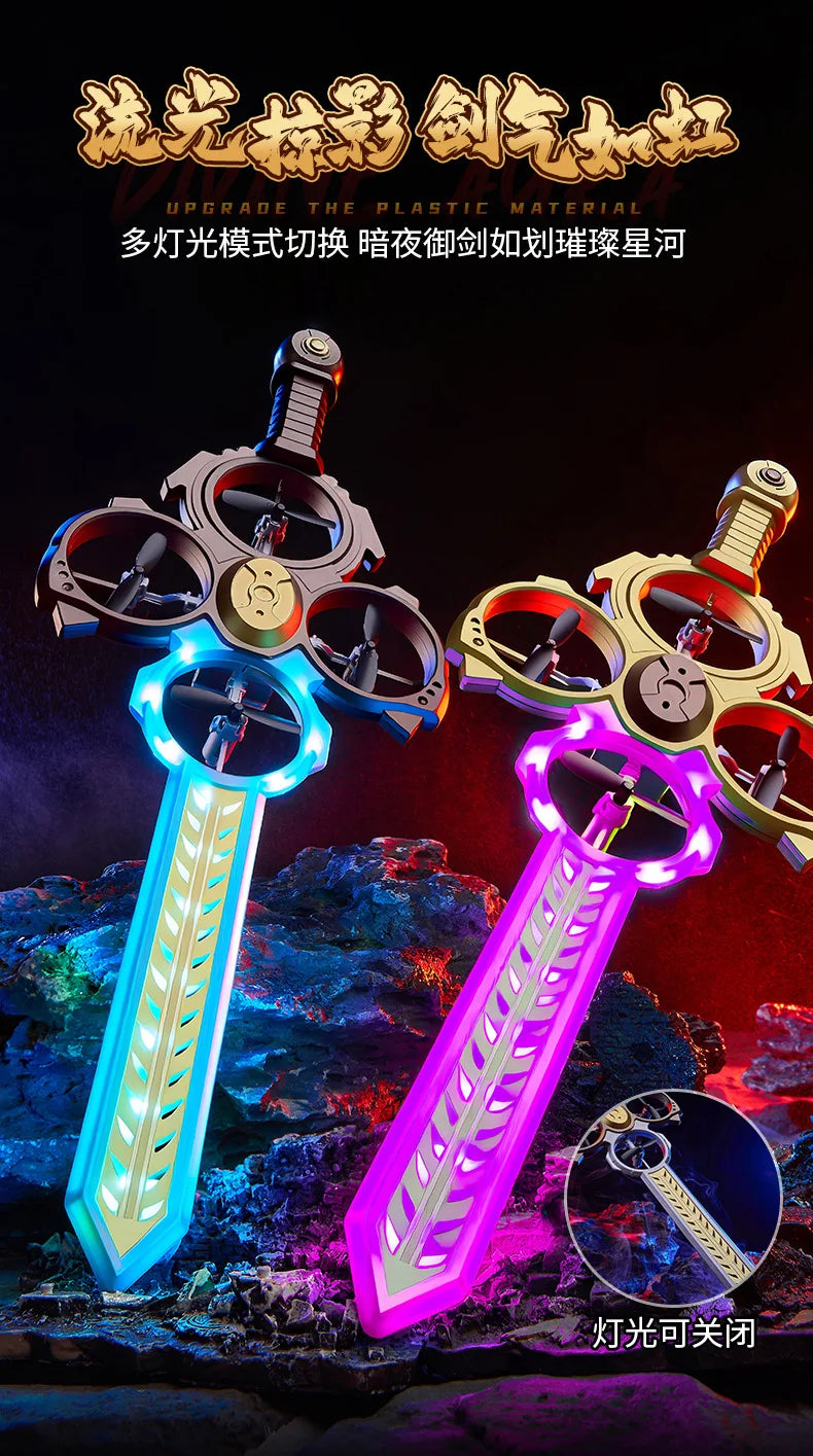 Hot Gesture Remote Control Flying Sword Flying Aircraft Flying Sword Stunt Aircraft Rolling One Key Lift Boy Christmas Toy Gift