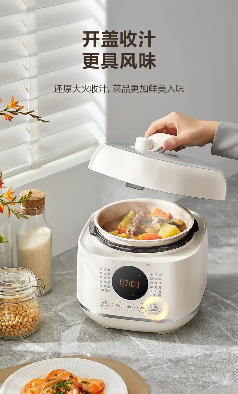 220V ectric Kitchen Appliance Pots Cooking Pressure Cooker Multifunctional Home Small Intelligent Automatic Cookware Multi A
