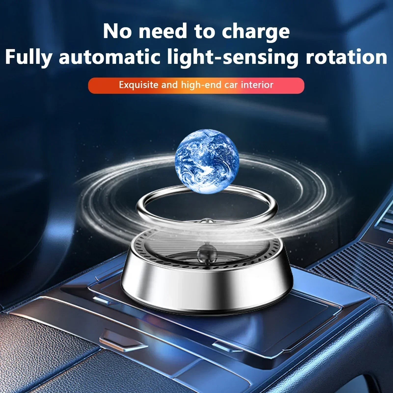 Car Air Freshener Jupiter Eearth Planet Auto Dashboard Aromatherapy Car Vehicle Interior Rotating Perfume Air Diffuser Decor