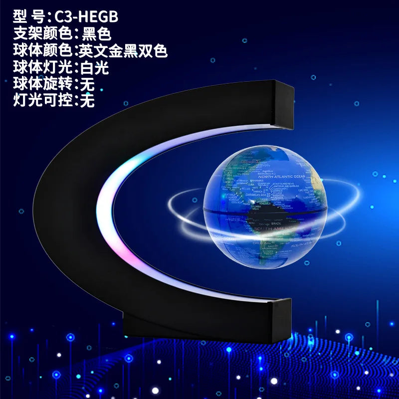 Magnetic Floating Levitation Globe LED World Map Electronic Antigravity Lamp Novelty Ball Light Home Decor Lamps Birthday Gifts