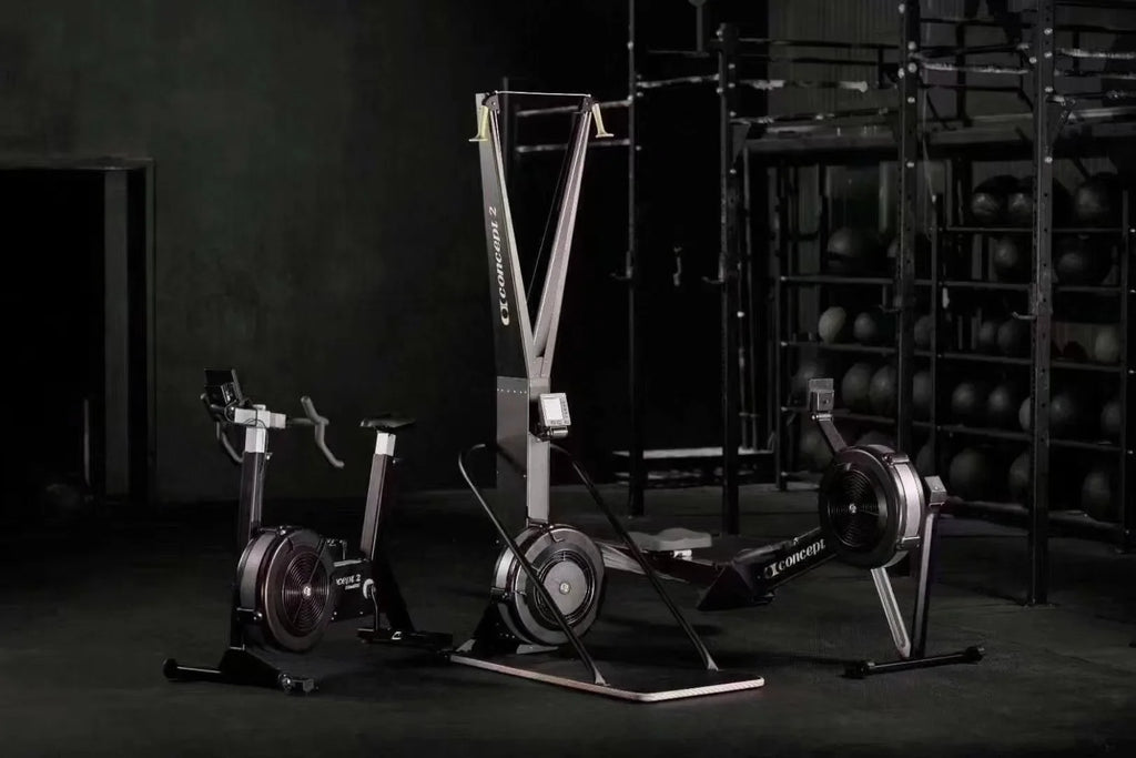 Air drag ski machine ski simulator gym machine exercise indoor and outdoor fitness equipment