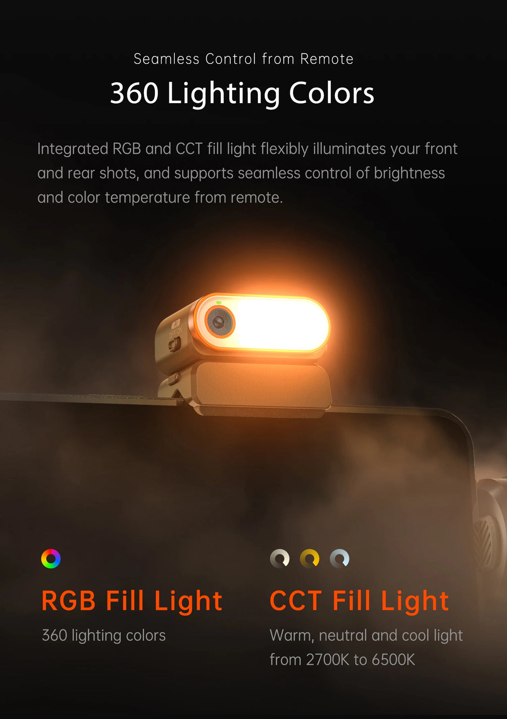 Hohem iSteady  M6 3-Axis Handheld Stabilizer hohem m7 Gimbal for Smartphone w Magnetic Fill Light Face Tracking pk weebill m7