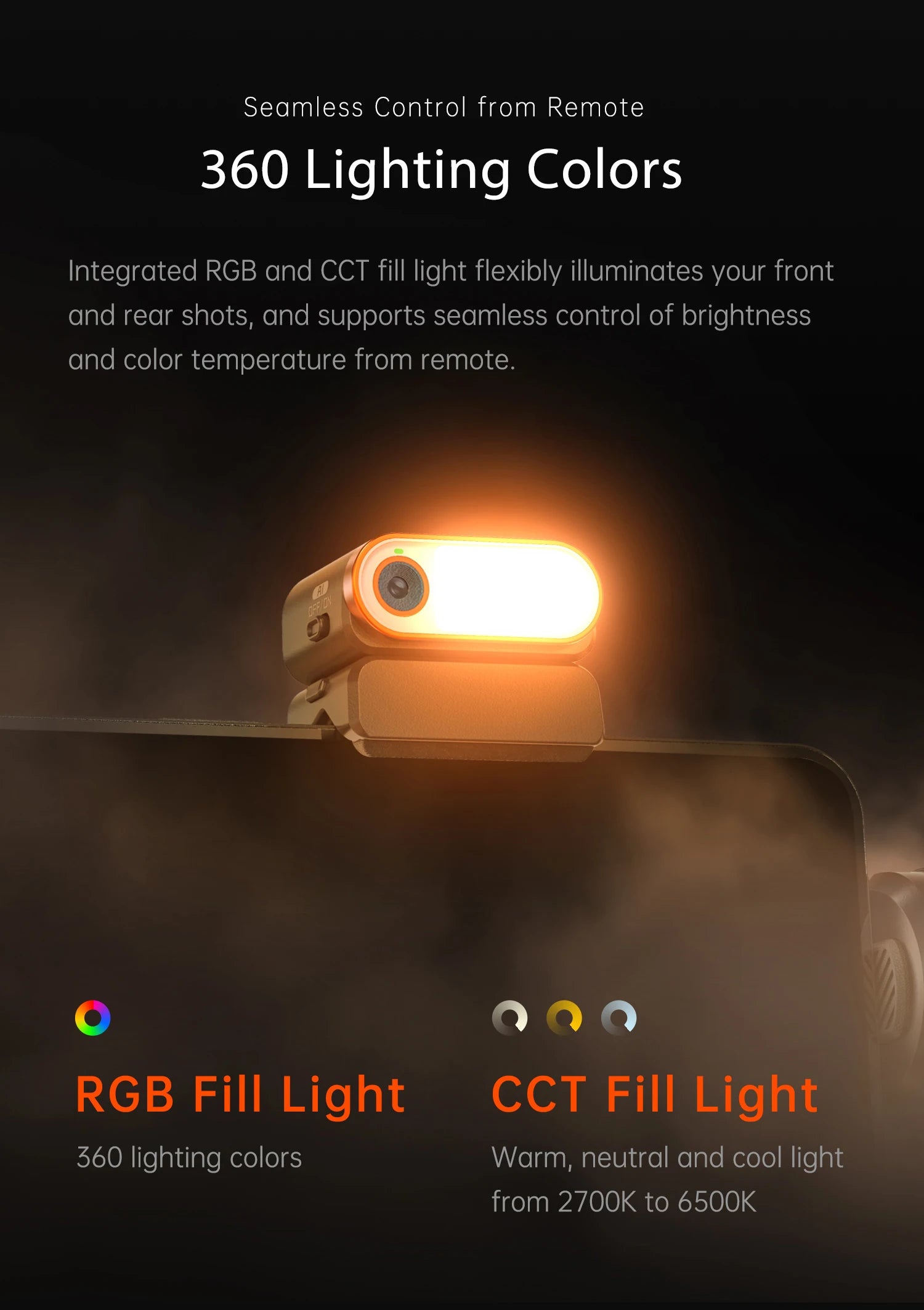 Hohem iSteady  M6 3-Axis Handheld Stabilizer hohem m7 Gimbal for Smartphone w Magnetic Fill Light Face Tracking pk weebill m7