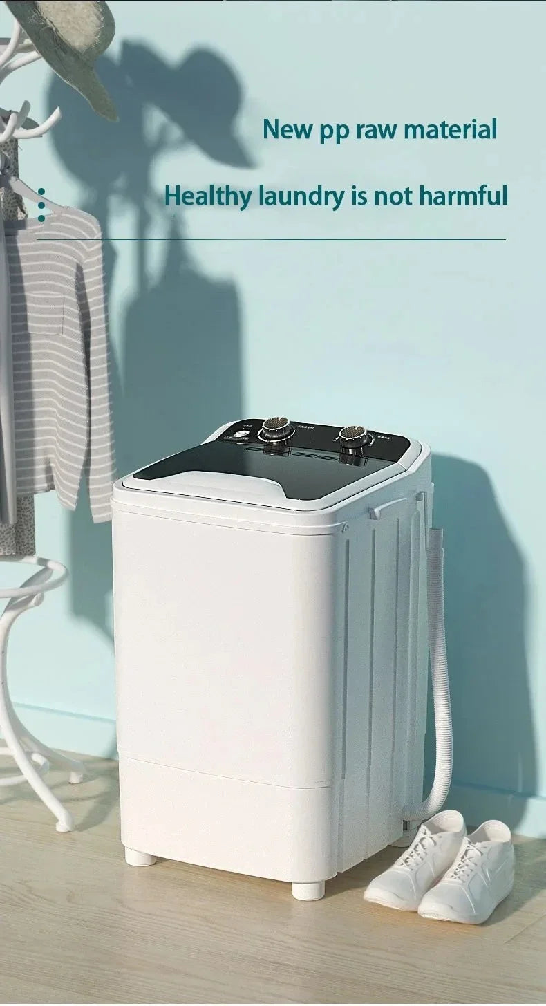 EU/UK/US 3 IN 1 Washing machine Semi-Auto household Small washing machine dormitory 7kg large capacity Washing & Shoe machine