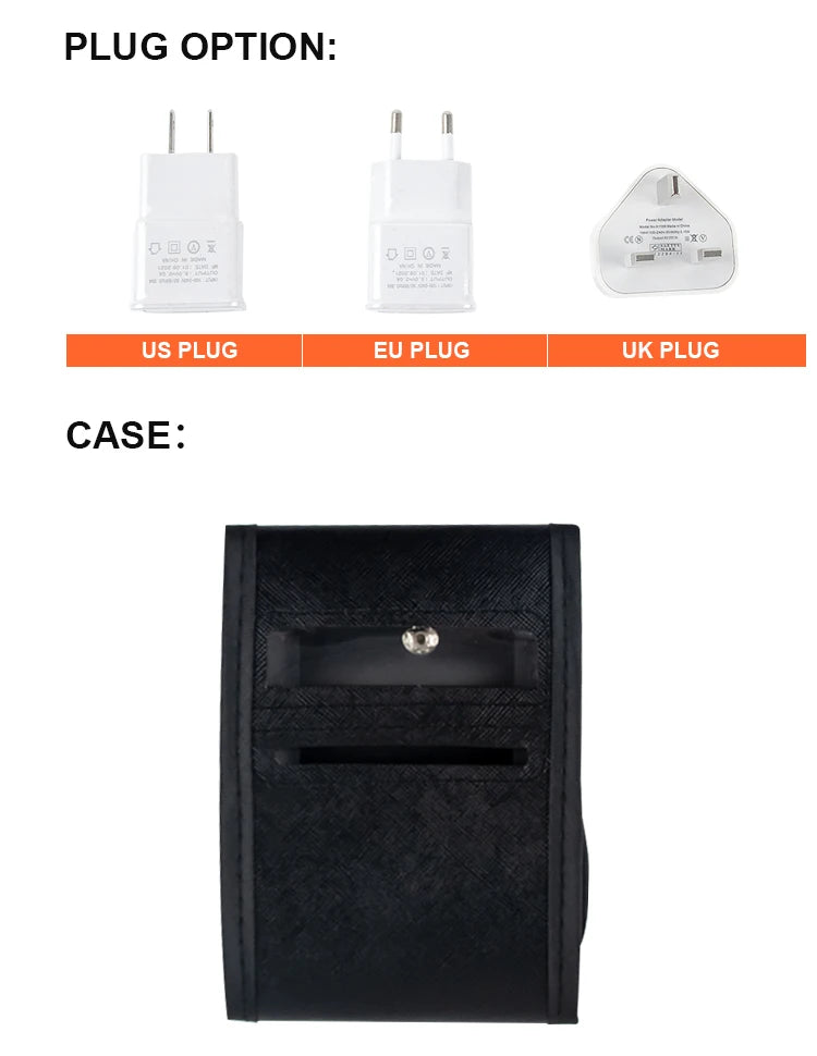 Mini Portable Thermal Receipt POS Printer Wireless Bluetooth 58mm Ticket Bill IOS Android PC Invoice Business Retail Ink-free