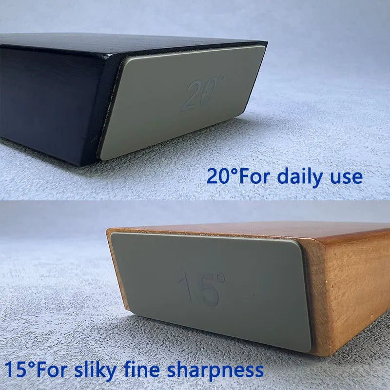 Diamond Sharpening StoneMagnetic Rolling Knife Sharpener  Wood Kitchen Grinding System 15 20 Degrees Angle Roller Accessory